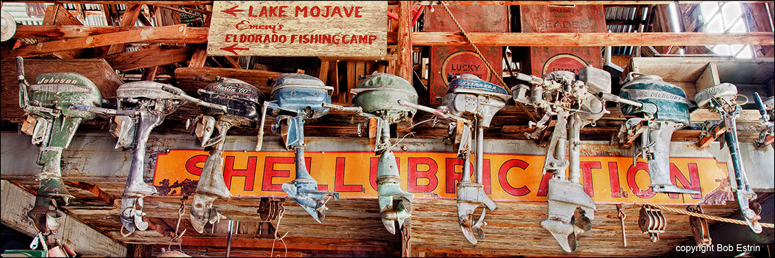 Antique outboard boat motors