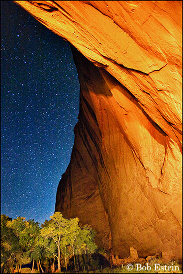 Canyon De Chelly at night